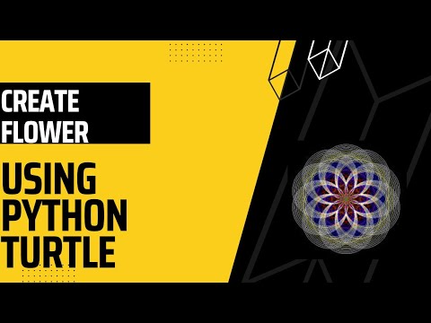 #python turtle flower