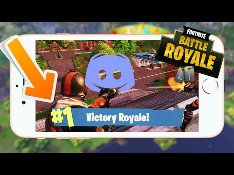 MY NEW DISCORD SERVER!! (FORTNITE MOBILE!)