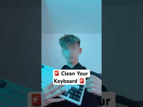 🚨 Clean Your Keyboard 🚨 | #keyboard #tech #pc #pcsetup #setup #clean #keyboardtips #tipsandtricks