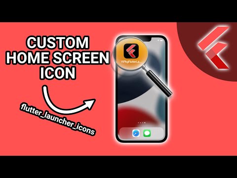 Custom Launcher Icon on Home Screen with Flutter (flutter_launcher_icons) #Flutter #AppDevelopment
