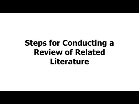 How to Conduct a Review of Related Literature || Simplified Steps