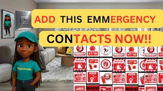 🚨:How To Add New Emergency Contact On Your mobile Device (phone)