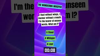 Riddle Rapids: Swift Currents of Conundrums #riddles #riddlemaster