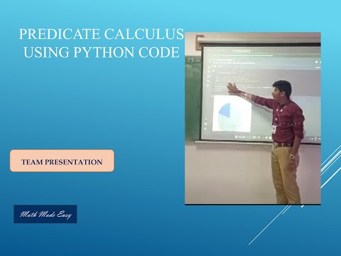 Predicate Calculus explained using Python Code