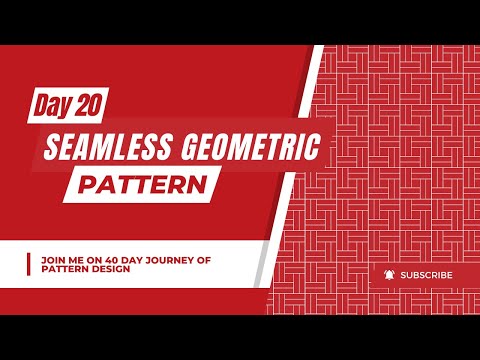 Day #20 | how to  Seamless Square Pattern Design in Adobe Illustrator | Step-by-Step Tutorial