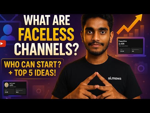 What Are Faceless Channels? | How Anyone Can Start | Best Ideas to Begin Today! (2025)