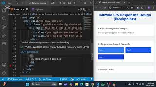 Tailwind CSS Responsive Design Explained Step-by-Step | Breakpoints (sm, md, lg) Made Super Easy