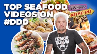 Top #DDD Seafood Videos with Guy Fieri | Diners, Drive-Ins, and Dives | Food Network