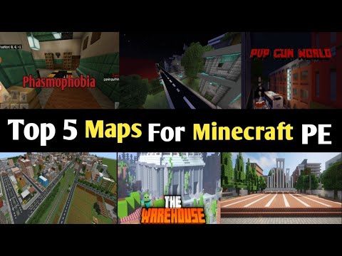 Top 5 Best Maps/Worlds For Minecraft Pe ! Best Maps For Minecraft Pe ! Minecraft Pe Maps