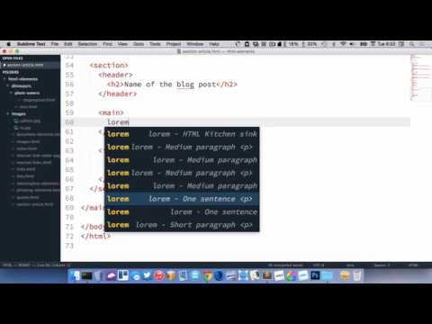 The section and article elements | Semantic HTML
