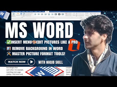 12 | MS Word Picture Format Tab Explained | Remove Background, Crop & Style Images in Word ,