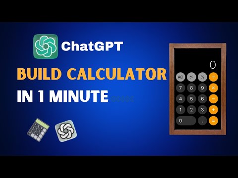 How to Create a Calculator in 1 minute using ChatGPT
