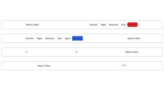Create a Navbar Using HTML & CSS | Full Tutorial | Mayancoders |