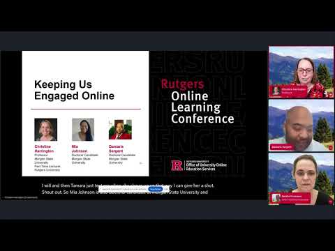 Keeping Us Engaged Online Student Perspectives