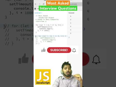 (Q-44) Most asked JavaScript interview question #interview #javascript #frontend #frontendinterview