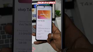 Finally ! Origin Os 6 Update Enrolled Today In Vivo T4x 5G || Watch Full Video On My Channel