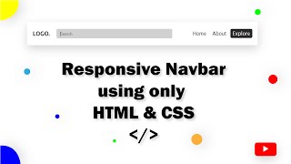 How to create a Responsive Navbar with HTML and CSS