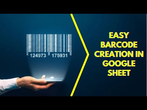 Barcode Generator in Google Sheets: Free & Easy
