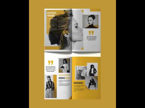 Portfolio Magazine Layout | Template Design #magazinedesign