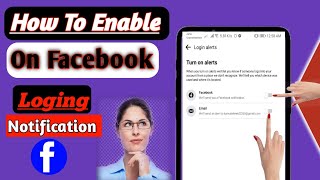How To Set Facebook Login Alerts Notification in Facebook 2022  Facebook Security Tips
