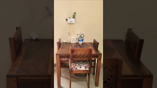 Stylish dining table DIY, cheap but looks premium #DIY #FurnitureDIY #Shorts #homedecor #diytutorial