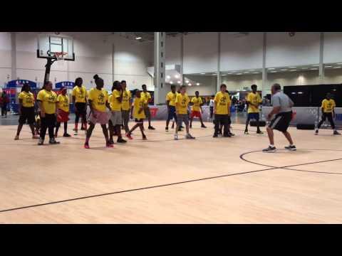 Kidsport Kids Particpate in NBA Jr. Clinic During All-Star Weekend