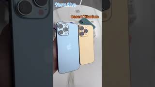 iPhone 13 Pro Sierra Blue vs iPhone 16 Pro Desert Titanium #tenorshare #iphone16