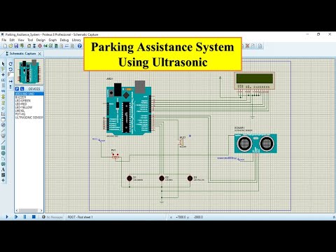 Parking Assistance System Using Ultrasonic Sensor in Proteus