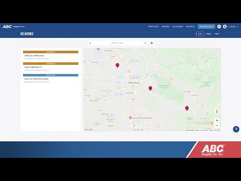 myABCsupply Tutorial: How to Check the Status of Your Deliveries | ABC Supply