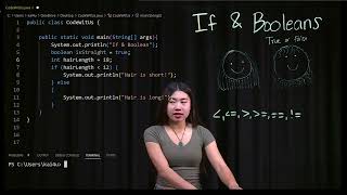 Booleans and If Statements - Nikita uses boolean logic to help style her hair