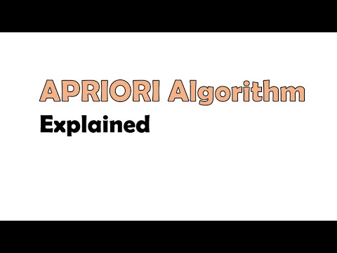 APRIORI Algorithm Numerical/ Explaination | Marathi | Easy