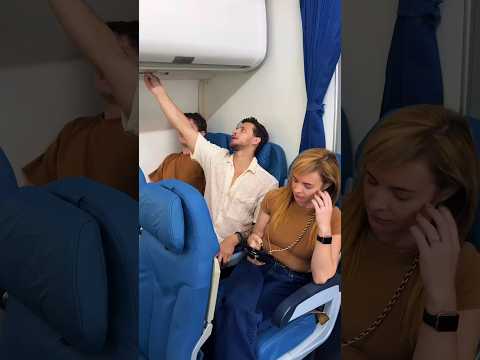 They Didn’t Turn on the AC During the Flight?! 🥵#shorts