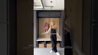 DIY Dropzone build with Formica Living Impressions ​⁠@FormicaGroupNA #formica #mudroom #garage