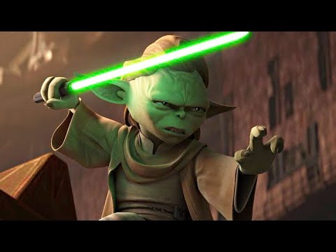 All Yaddle scenes in Tales of the Jedi [HD]