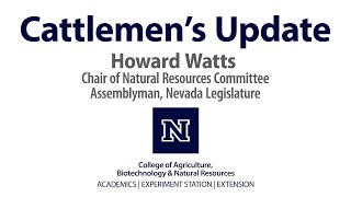 Current water issues from a Nevada State Assemblyman's perspective.