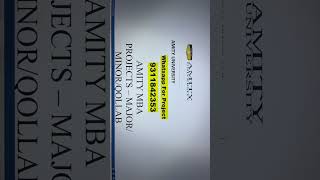 Amity minor project | 100 percent original project report | #amity #minorprojects #projects