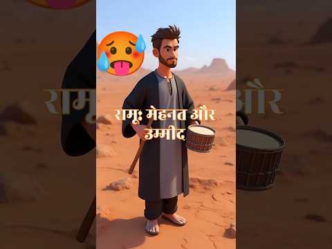 RAMU MEHNAAT OR UMMID .....#youtubeshorts #ramustory #trendingshorts #storyshortai #garmi