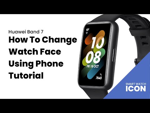 Huawei Band 7 : How to change watch face using your phone tutorial