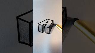 Learning 3d letter design #3ddesign #3dartist #drawing #fontstyle