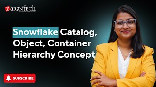 Snowflake Catalog, Object, Container Hierarchy Concept | ZaranTech