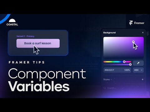 How To Use Framer Component Variables