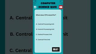 Computer Science Quiz: Check Your Knowledge #computerscience #techtrivia #technology  #learning