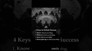 4 Keys to Unlock Success #unstoppable#challenge #song #lifelessons#motivation #greatness#newmindset