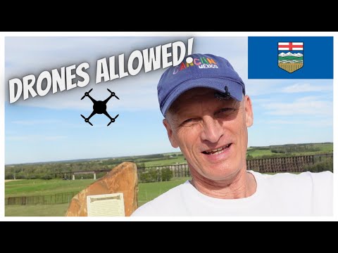 Alberta Drone Destinations, Rochfort Bridge Trestle