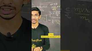 angular momentum formula BOARDS JEE NEET MAGNETISM| L=mvr #shorts #learning #viral  @GyanFreedom