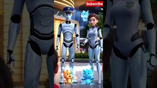 Robot Police Teach Kids Safety with Holograms #AIEducation #RobotSafety #FutureKids #CommunityAI