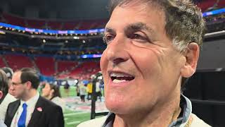 Mark Cuban Peach Bowl postgame