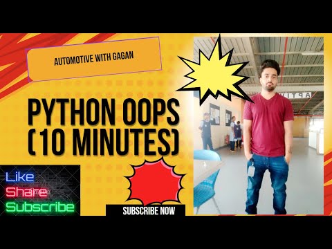 OOPS concepts with Python by Automotive with Gagan