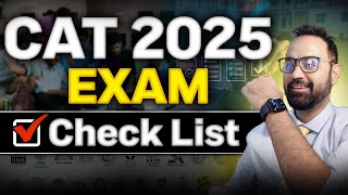 CAT 2025 Exam Day Checklist | Must Carry for CAT Exam
