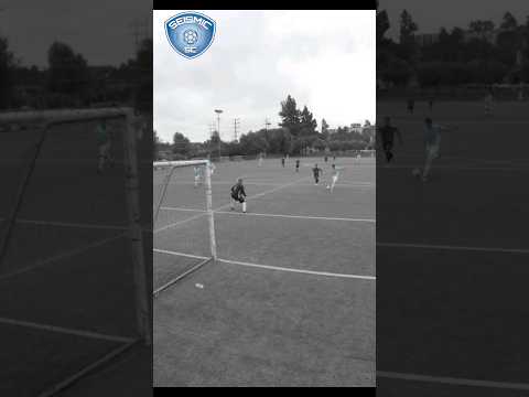 Midfield run and perfect shot placement! #soccershorts #sundayleaguesoccer #tekkers
